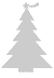 
albero di natale stencil