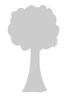 Stencil albero semplice