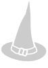 Stencil cappello da strega