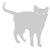 Stencil con la figura di un gatto che ti guarda