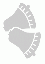 Campane di Natale stencil