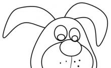 Disegno da colorare Cagnolino peluche seduto