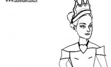 Disegno da colorare Principessa