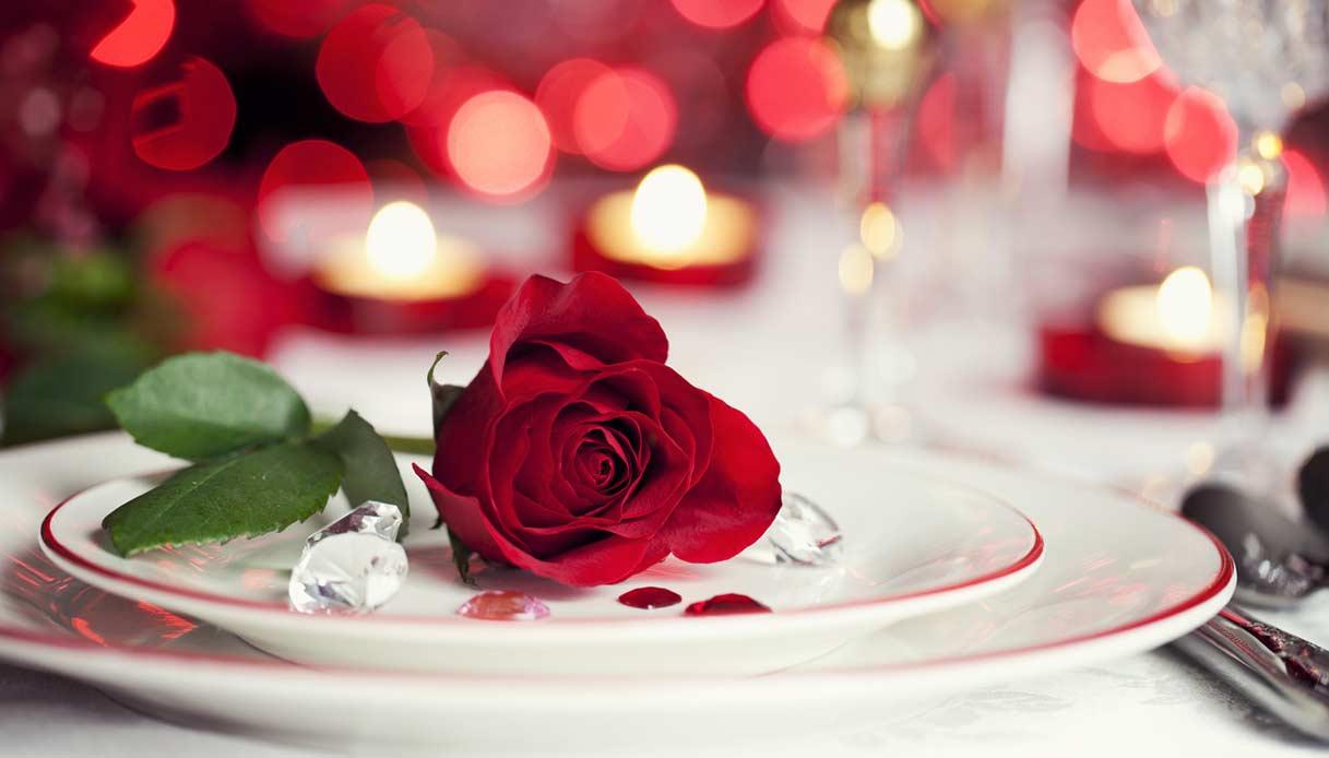 Menu per cena di San Valentino